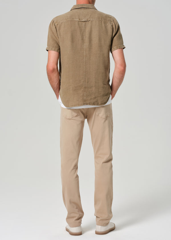 Gold Sign Gage Slim Straight Soft Weft In Abbot