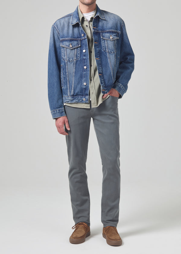 Gold Sign Gage Slim Straight Soft Weft In Arroyo