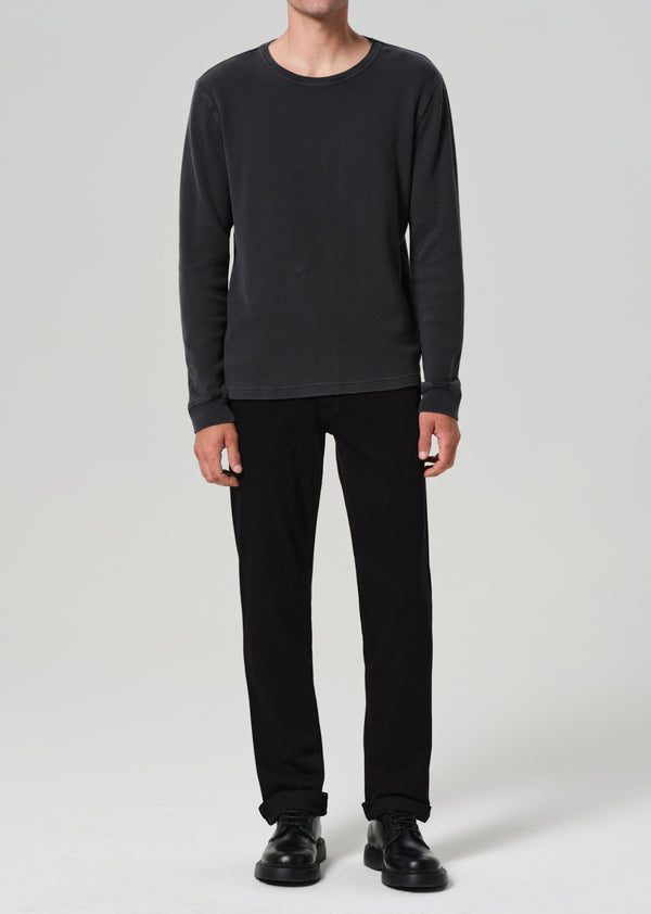 Gold Sign Gage Slim Straight Soft Weft In Black