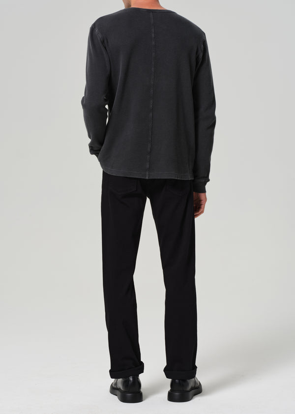 Gold Sign Gage Slim Straight Soft Weft In Black