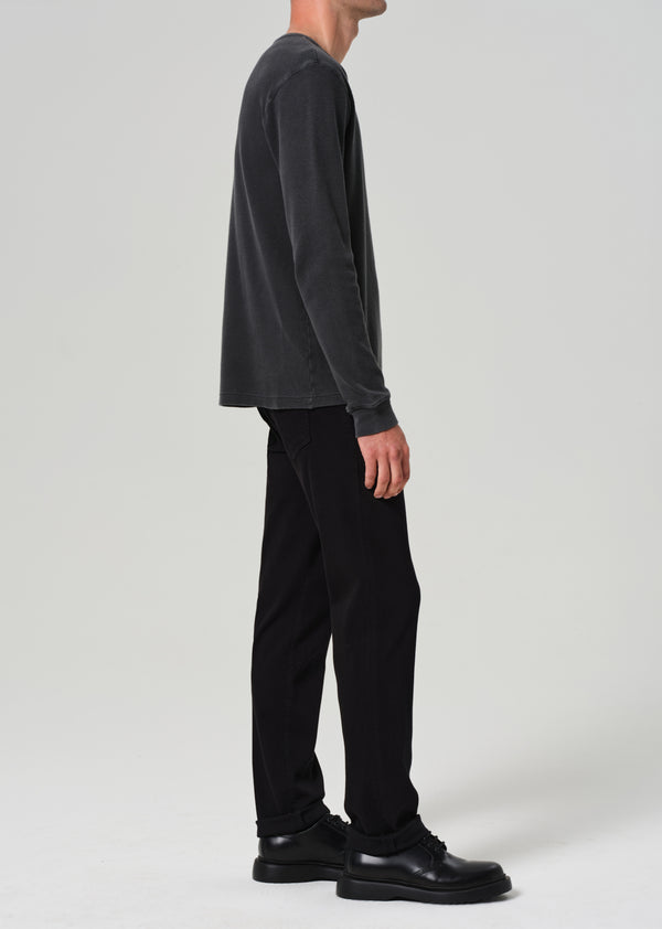 Gold Sign Gage Slim Straight Soft Weft In Black