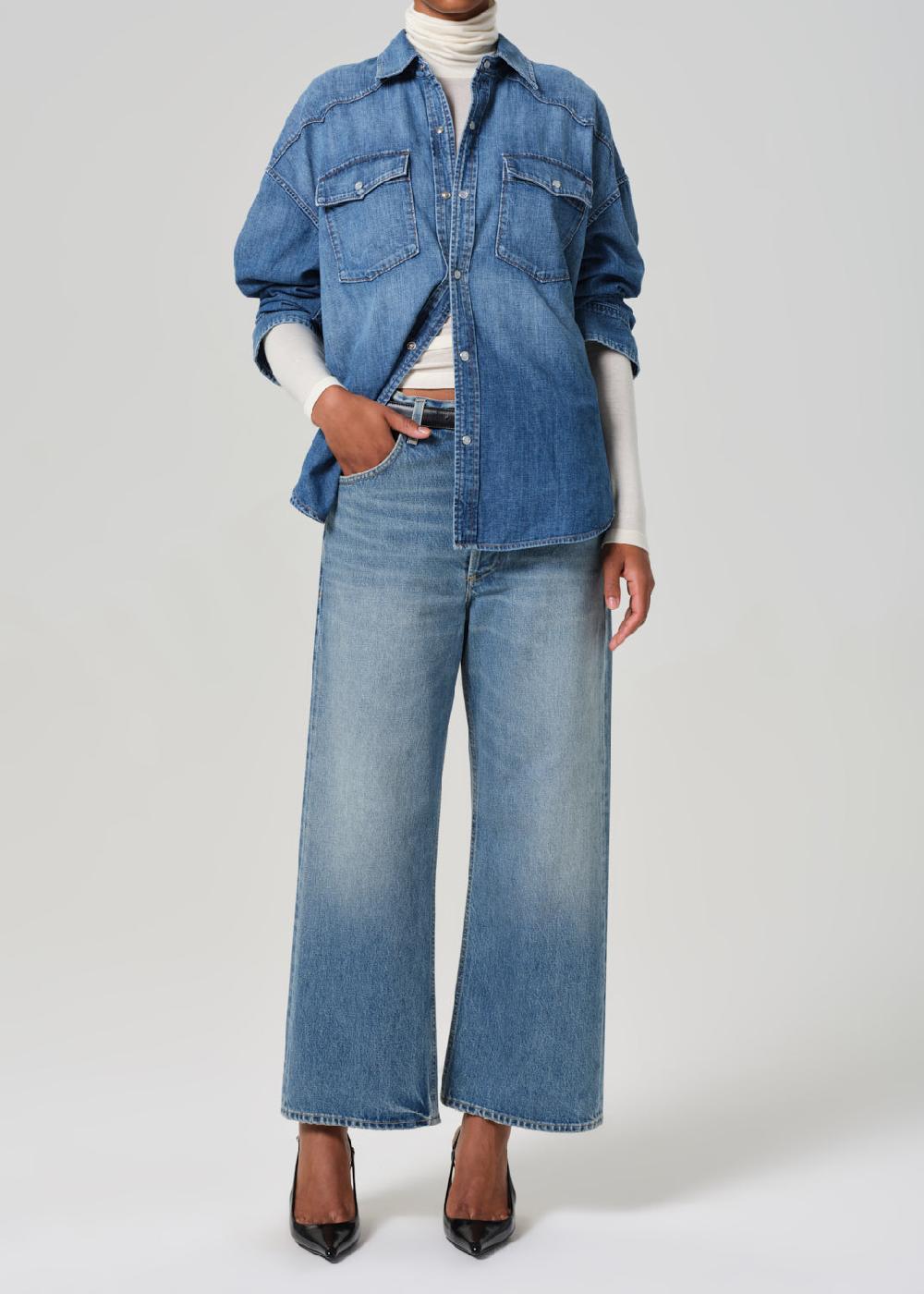 gold sign Gaucho Vintage Wide Leg In Sodapop