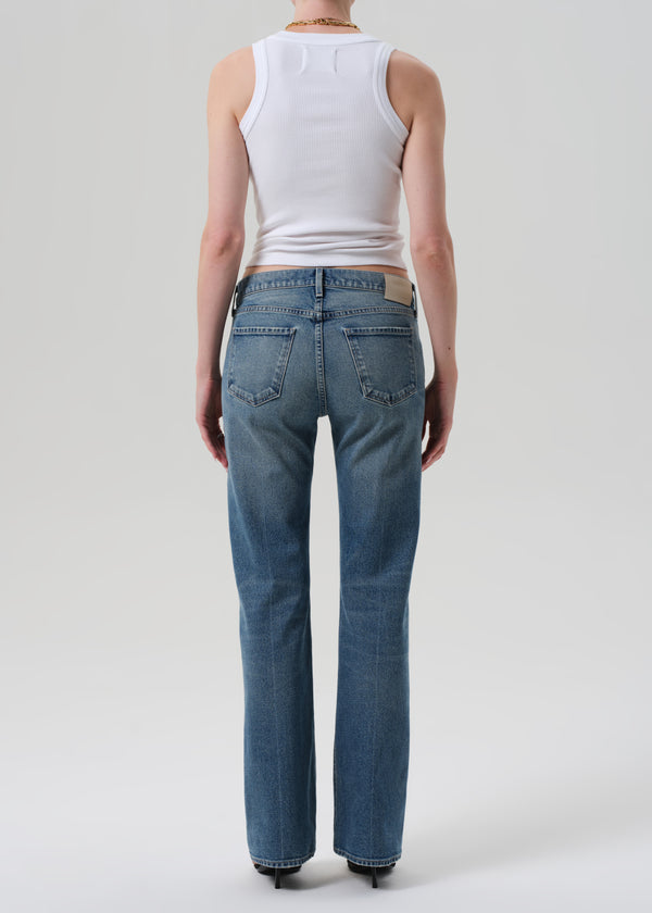 Gold Sign Genova Low Rise Bootcut In Clairo