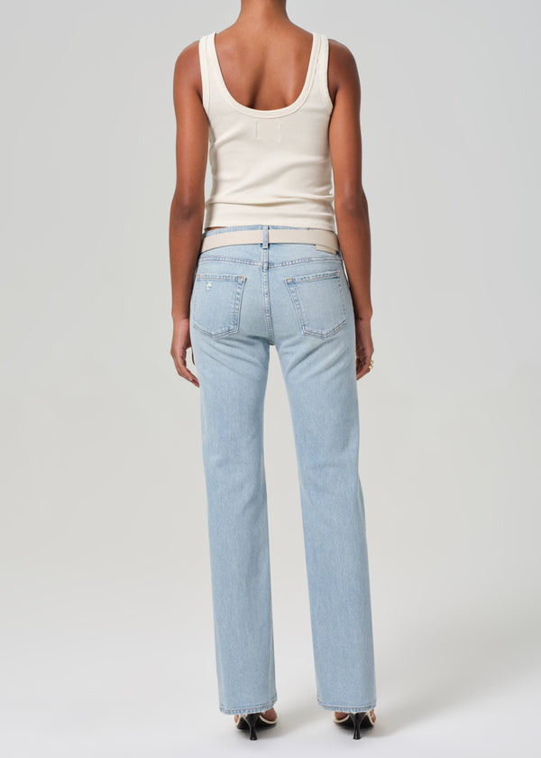 Gold Sign Genova Low Rise Bootcut In Villa