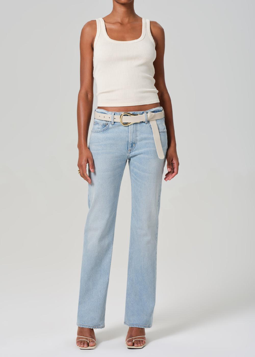 gold sign Genova Low Rise Bootcut In Villa