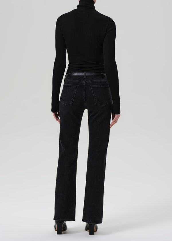 Gold Sign Genova Low Rise Bootcut In Willow