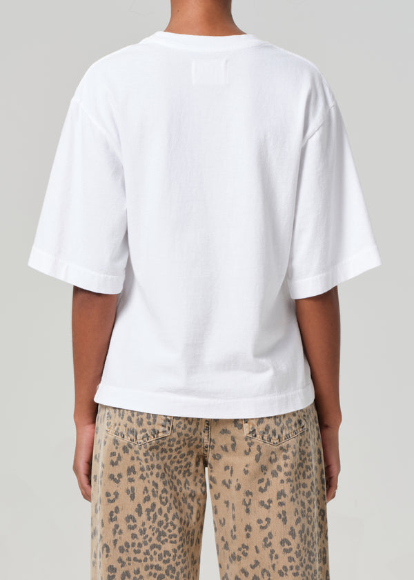 Gold Sign Goldie Tee In Soft White