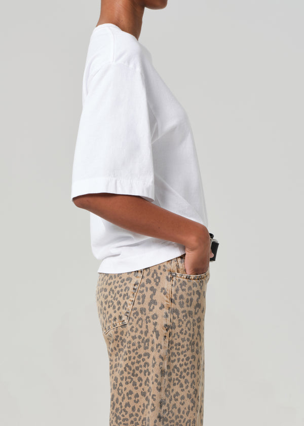 Gold Sign Goldie Tee In Soft White