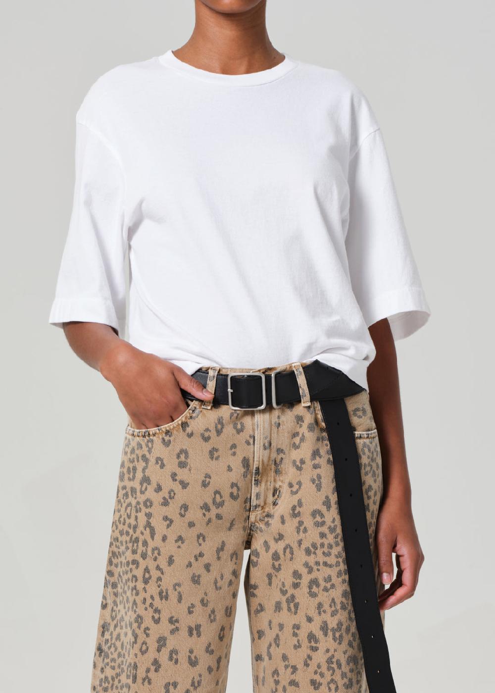 gold sign Goldie Tee In Soft White