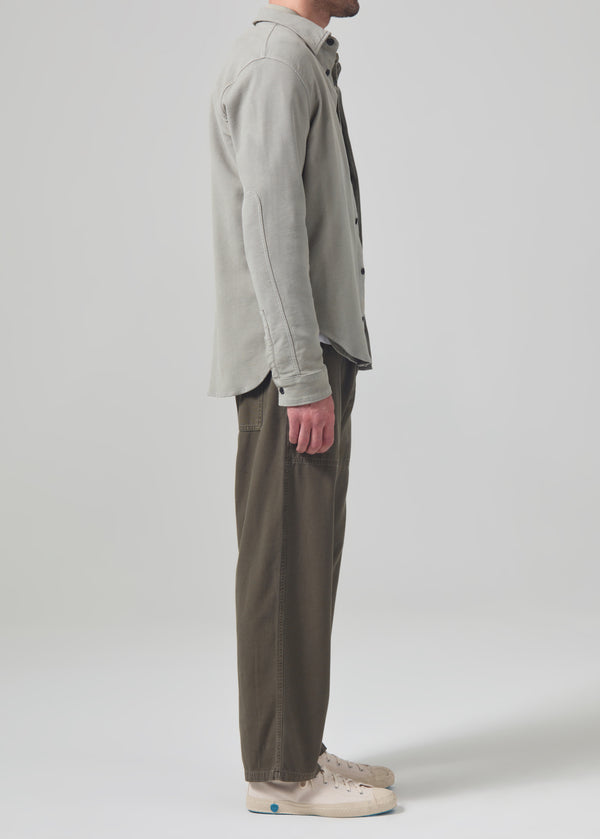 Gold Sign Hayden Relaxed Utility Pant In Tea Leaf