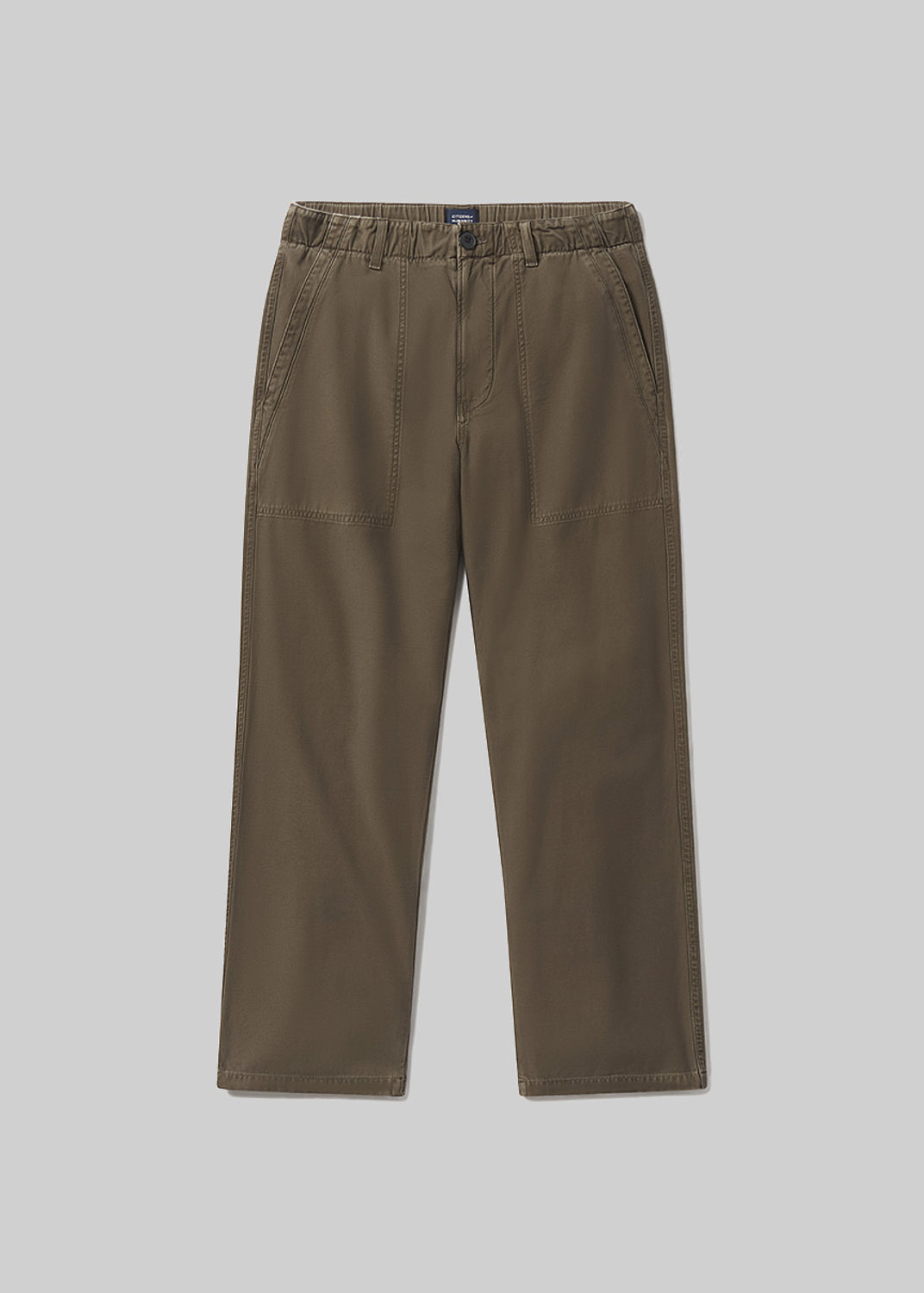 gold sign Hayden Relaxed Utility Pant In Tea Leaf