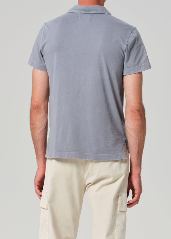 Gold Sign Himari Polo In Hematite