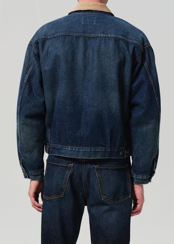 Gold Sign Hopper Denim Jacket In Corbin