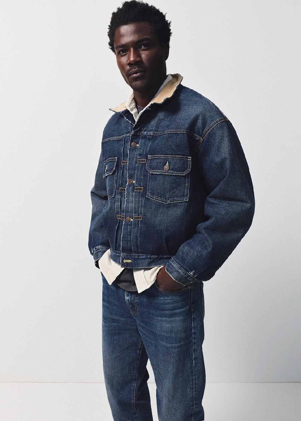 gold sign Hopper Denim Jacket In Corbin