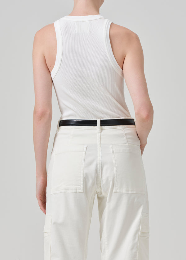 Gold Sign Isabel Rib Tank In Pashmina