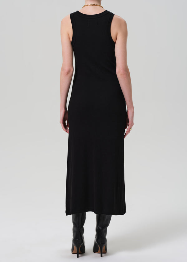 Gold Sign Isabel Tank Dress In Black