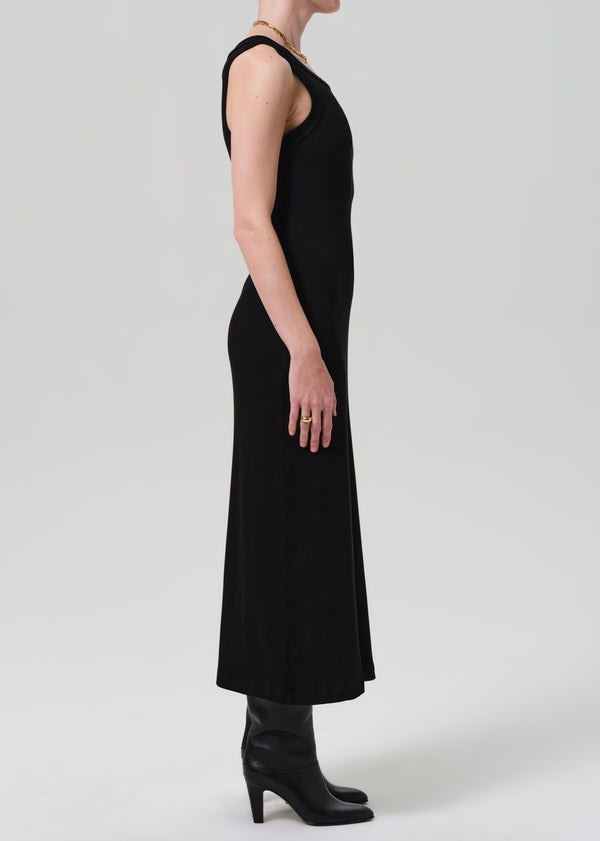 Gold Sign Isabel Tank Dress In Black