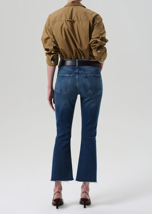 Gold Sign Isola Mid Rise Cropped Boot In Ambry