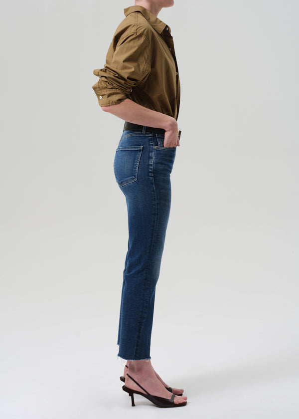 Gold Sign Isola Mid Rise Cropped Boot In Ambry