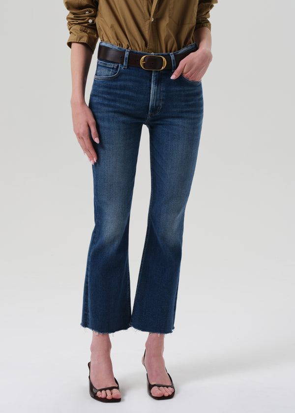 Gold Sign Isola Mid Rise Cropped Boot In Ambry