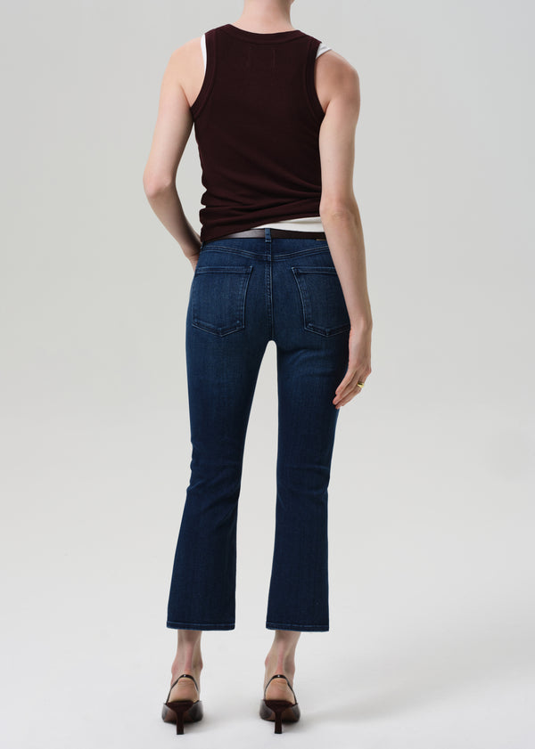 Gold Sign Isola Mid Rise Cropped Boot In Regency