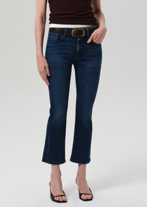 Gold Sign Isola Mid Rise Cropped Boot In Regency