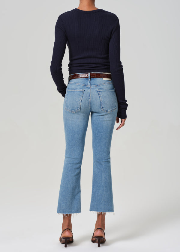 Gold Sign Isola Mid Rise Cropped Boot In Tahiti