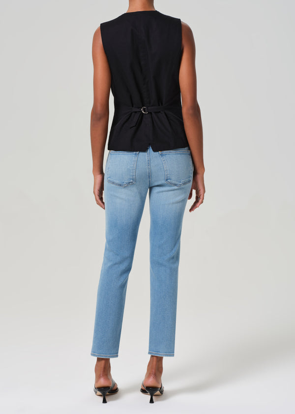 Gold Sign Isola Slim Crop In Lisbon