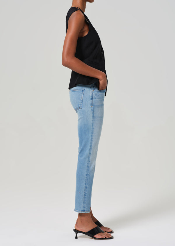 Gold Sign Isola Slim Crop In Lisbon