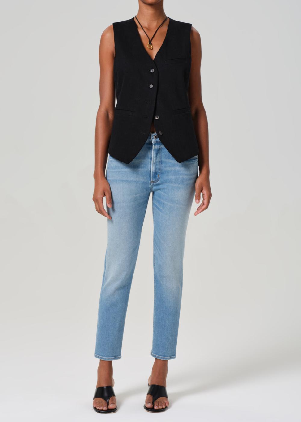 gold sign Isola Slim Crop In Lisbon