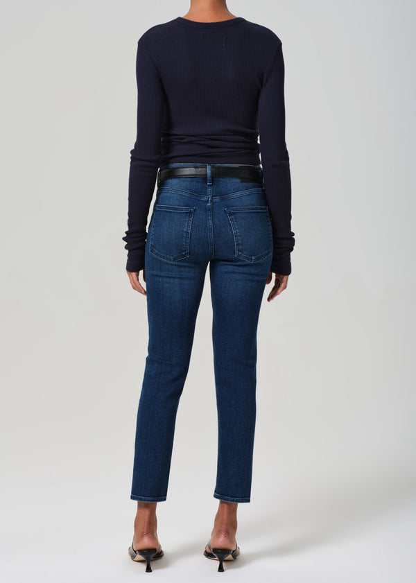 Gold Sign Isola Slim Crop In Regency