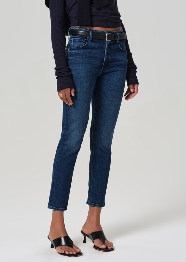 Gold Sign Isola Slim Crop In Regency