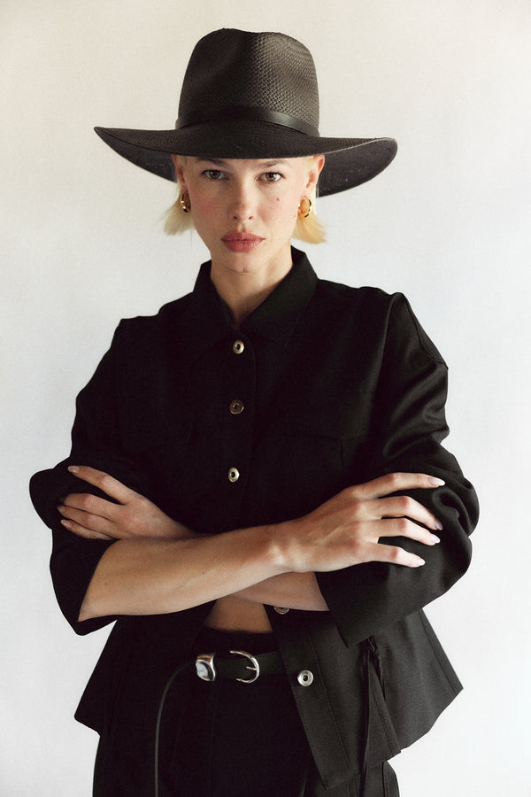 Gold Sign Janessa Leoné Myra Belt In Black