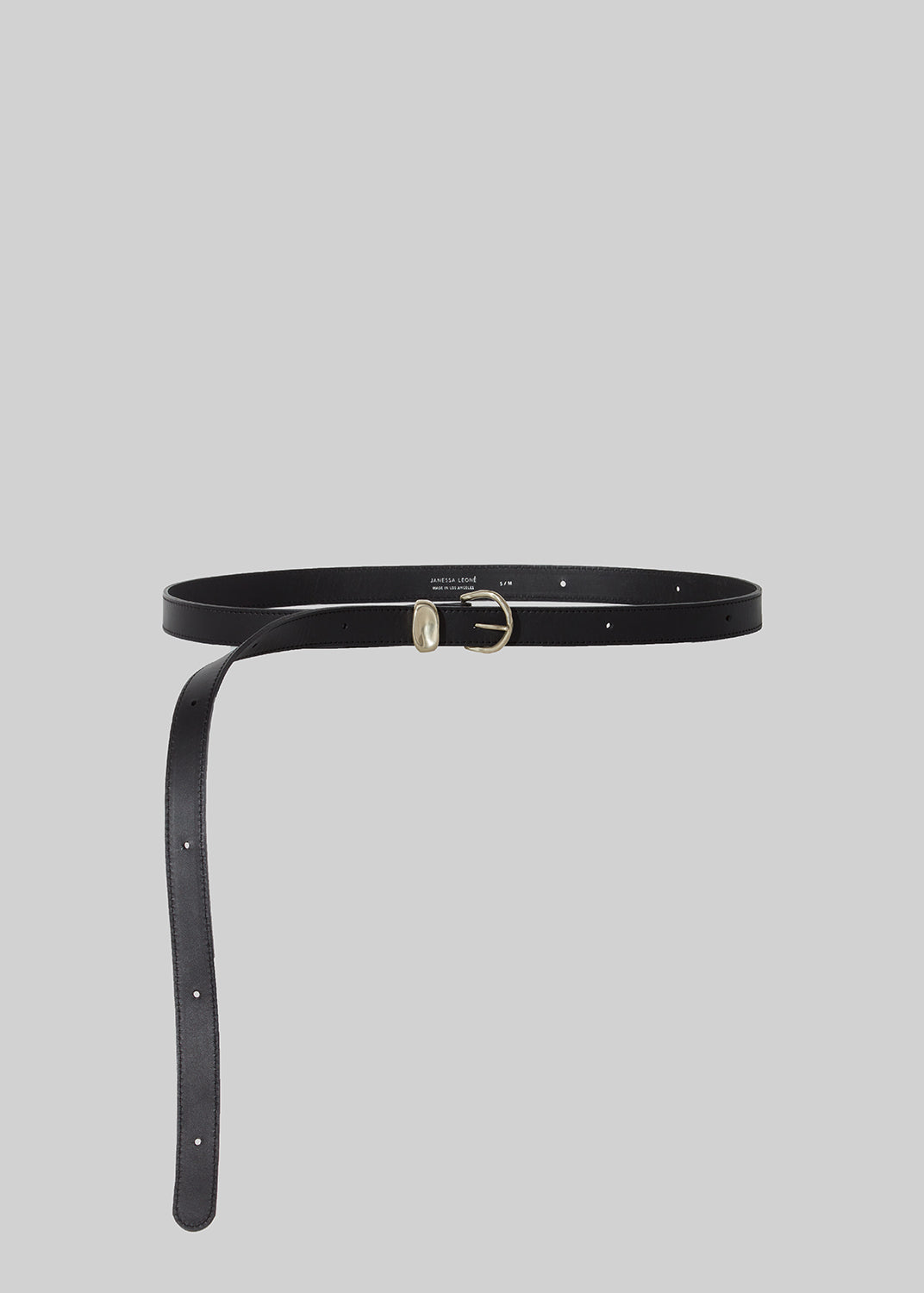 gold sign Janessa Leoné Myra Belt In Black