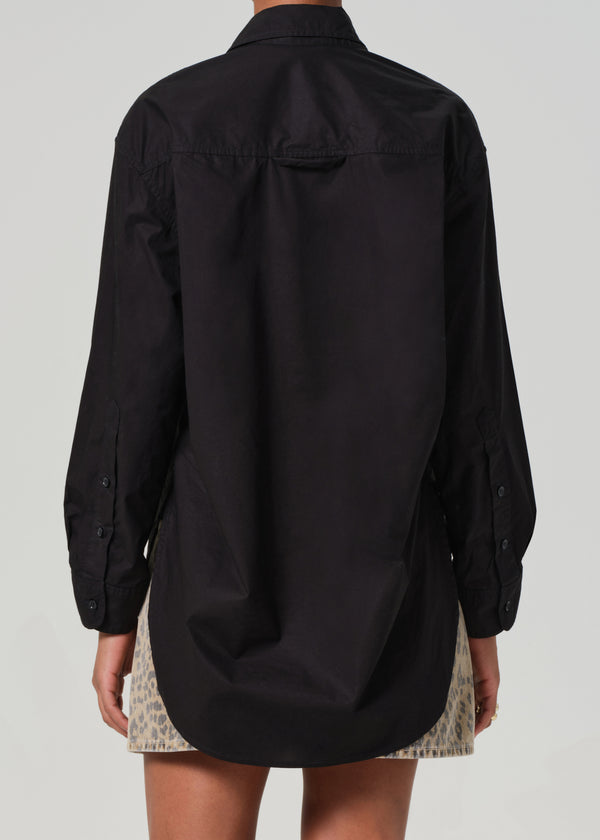 Gold Sign Kayla Shirt In Black