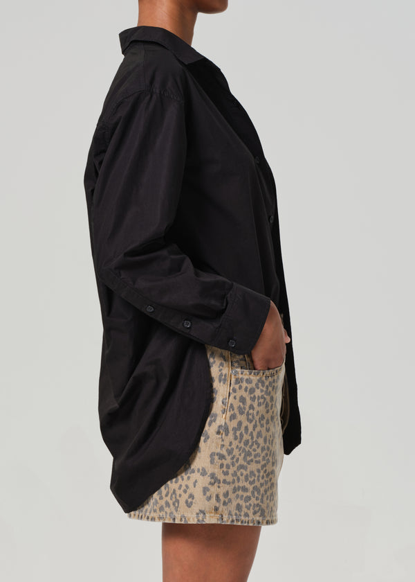 Gold Sign Kayla Shirt In Black