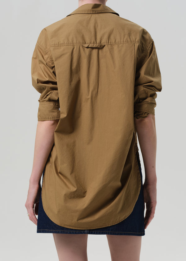 Gold Sign Kayla Shirt In Khaki