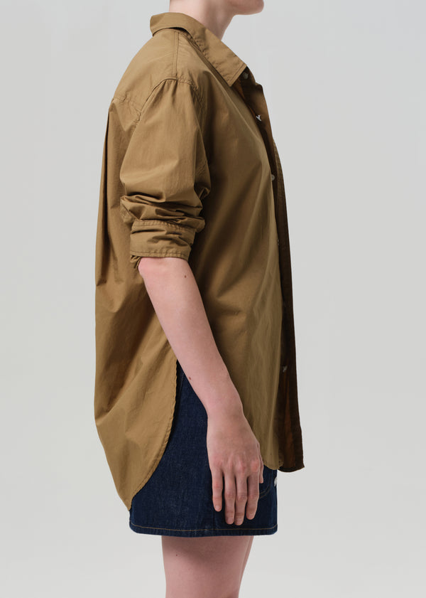 Gold Sign Kayla Shirt In Khaki