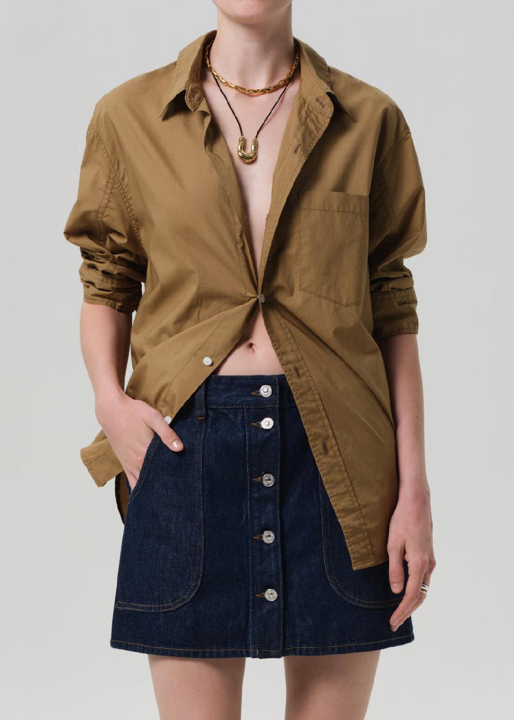 gold sign Kayla Shirt In Khaki