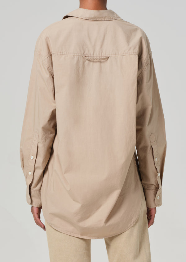 Gold Sign Kayla Shirt In Sandatlas