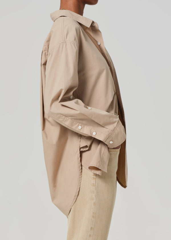 Gold Sign Kayla Shirt In Sandatlas