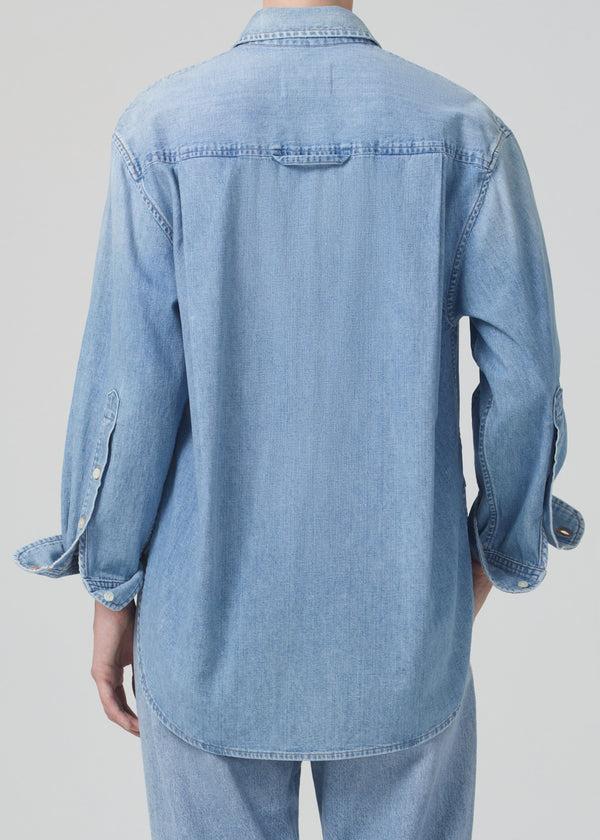 Gold Sign Kayla Shirt In Tide