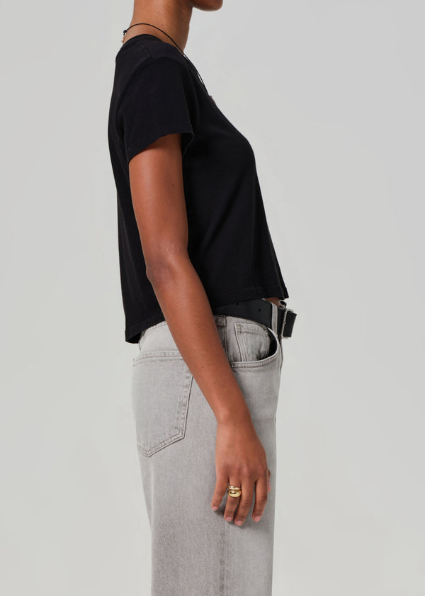 Gold Sign Kyle Tee In Black