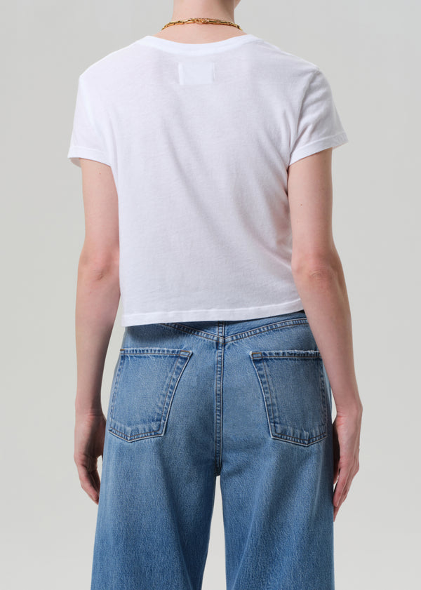 Gold Sign Kyle Tee In White