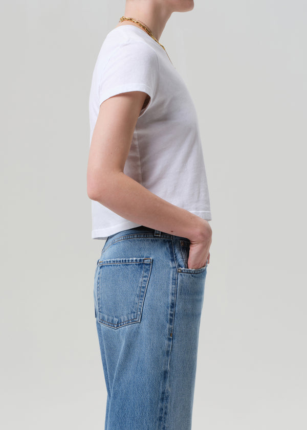 Gold Sign Kyle Tee In White