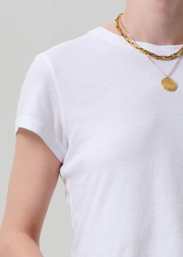Gold Sign Kyle Tee In White