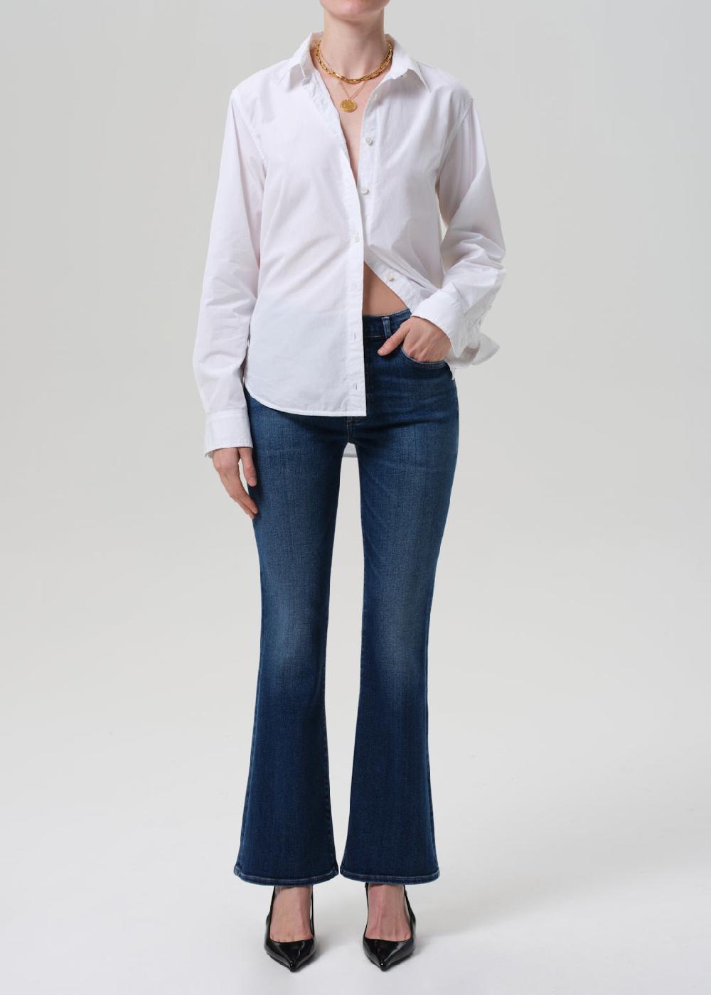 gold sign Lilah High Rise Bootcut 32.5" In Augusta