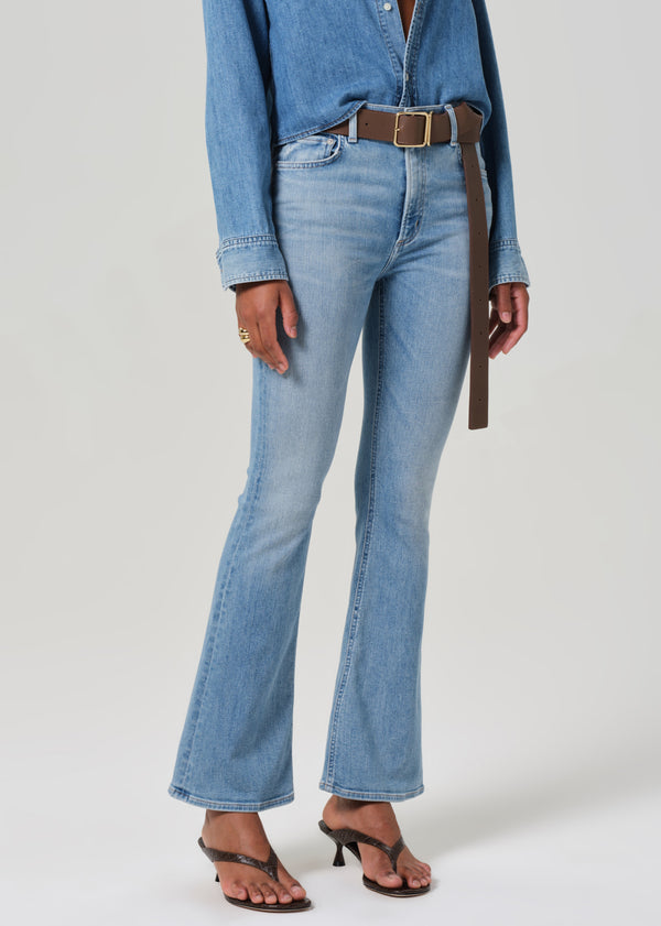 Gold Sign Lilah High Rise Bootcut 32.5" In Tahiti