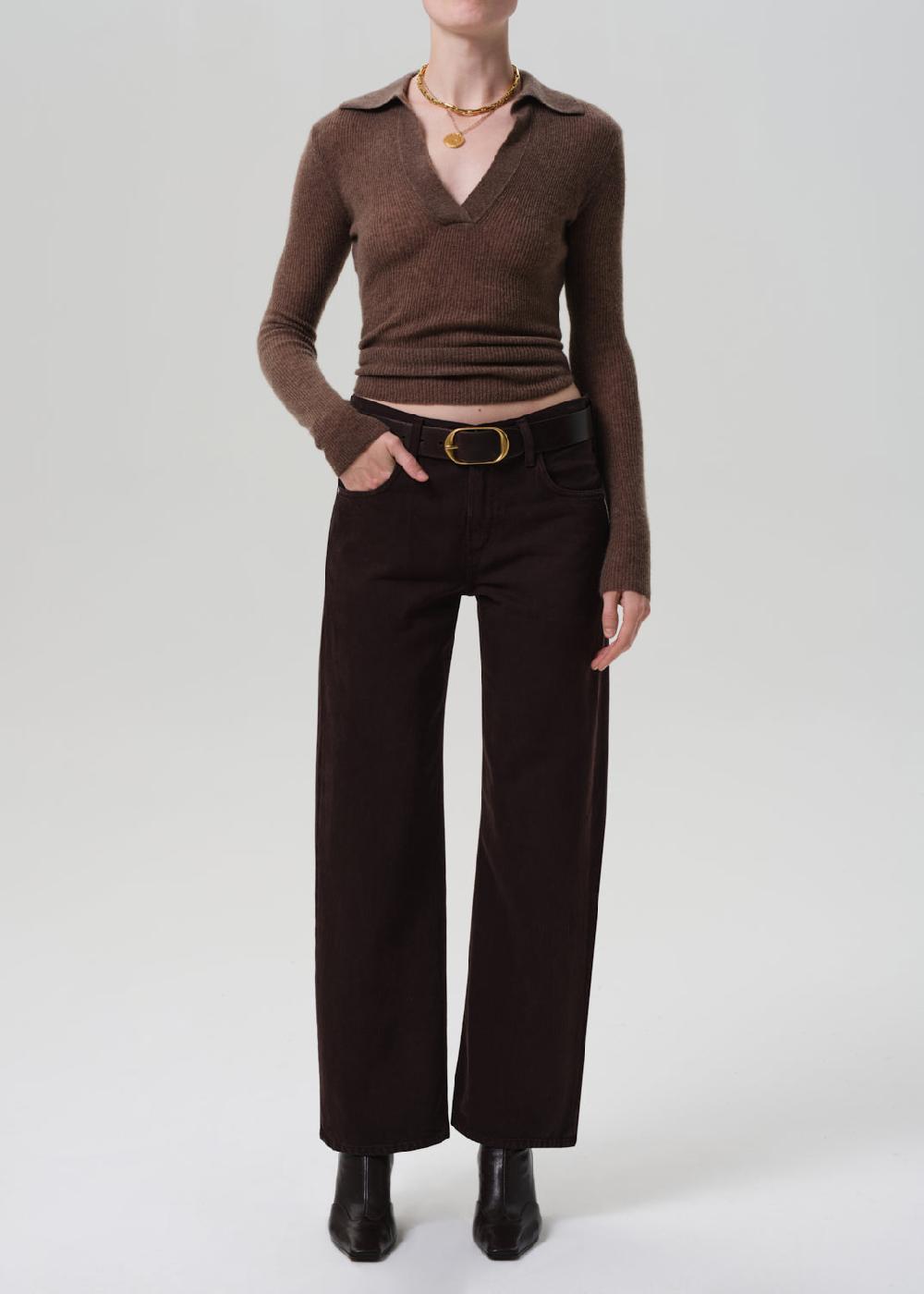 gold sign Lindz Easy Straight In Carob