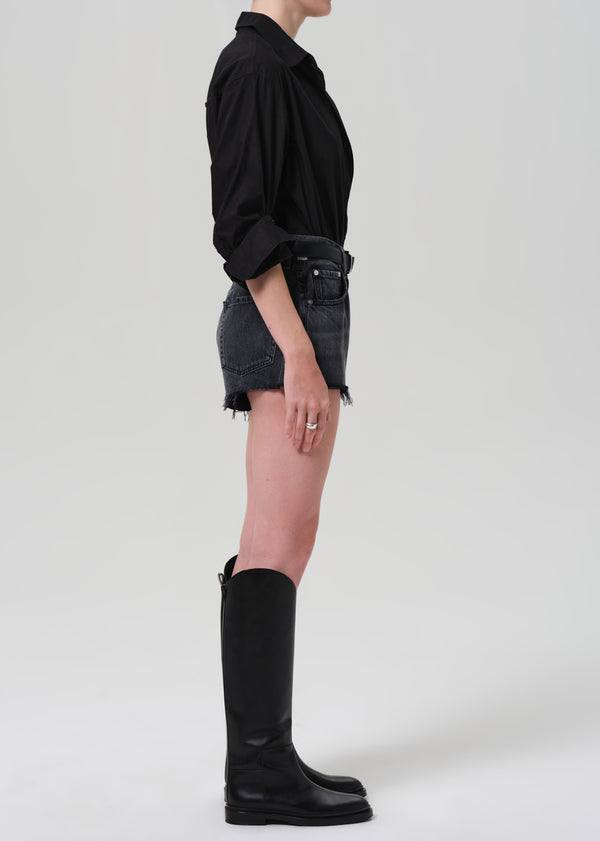 Gold Sign Loro Short In Vintage Black